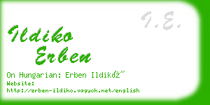 ildiko erben business card